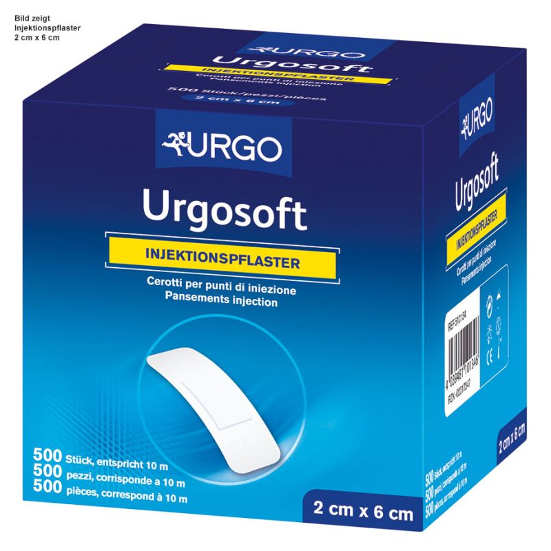 Urgosoft Injektionspflaster, 2 x 6 cm,